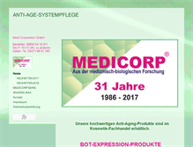 Tablet Screenshot of medicorp.de